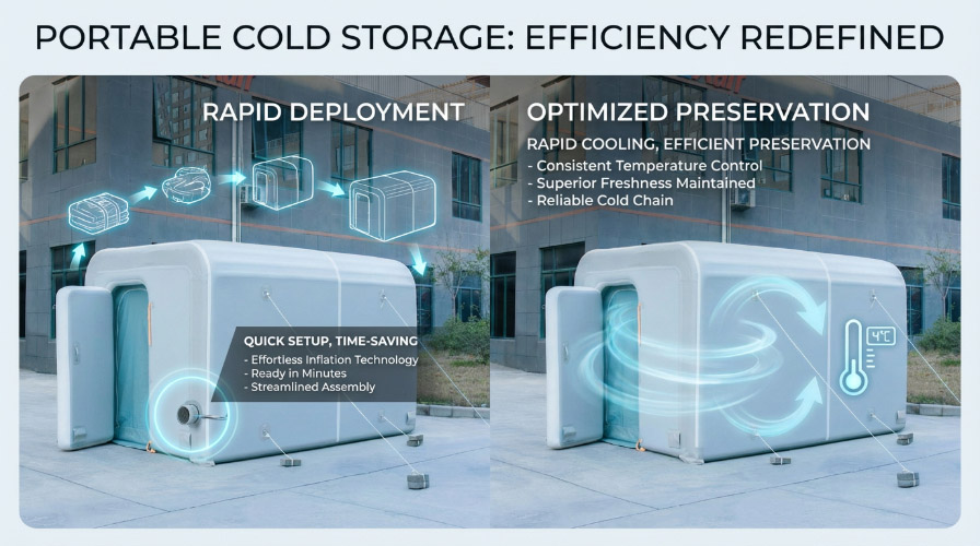 Mobile Inflatable Cold Room 